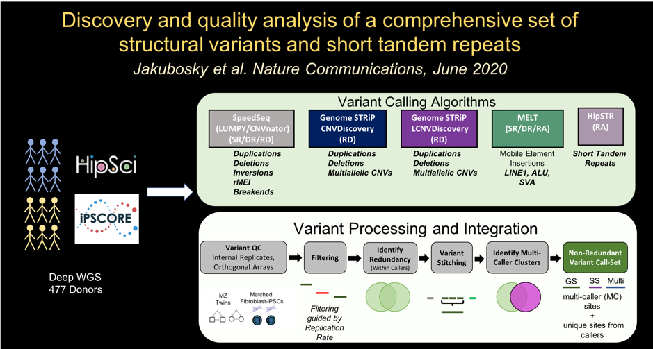 Discovery and quality analysis of a comprehensive set of structural variants and short tandem repeats. 